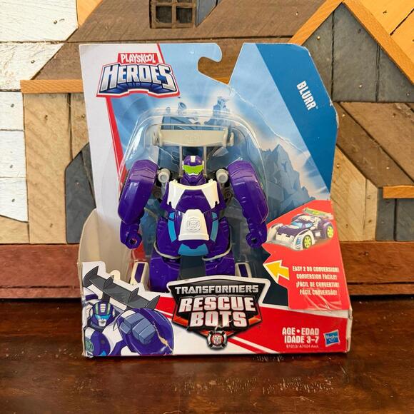 Hasbro Other - Playskool Transformers Rescue Bots BLURR Action Figure Hasbro 2015 NIP